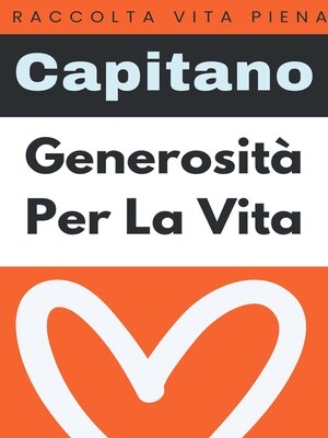 cover image of Generosità Per La Vita